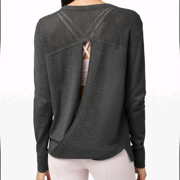 lululemon athletica Sweaters - Lululemon Back To Balance Long Sleeve Sweater
